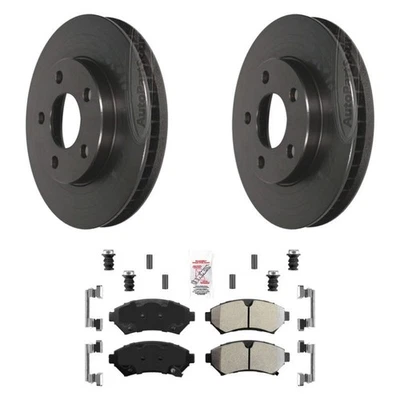 For Pontiac Grand Prix 97-03 AmeriPLATINUM Front Brake Kit w Semi-Metallic Pads - Image 1 of 3