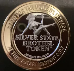 2005/06 Trixie West, Brothel Token, Silver State, Strikes,Ten Dollars,Silver,COA - Picture 1 of 4