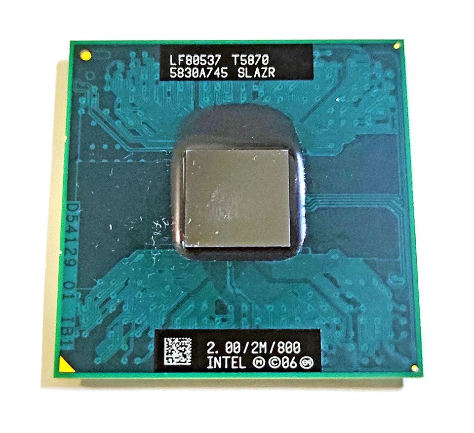 INTEL 2.00/2M/800 ● PROCESADOR Core 2 Duo ● LF80537 T5870 ● 5830A745 SLAZR - Imagen 1 de 4