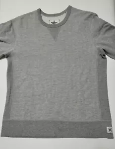 Sudadera Sudadera Reigning Champ Para Hombre Pequeña Dos Tonos Gris Breather - Manchada - Imagen 1 de 12
