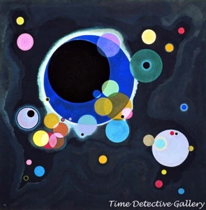 "Mehrere Kreise" von Wassily Kandinsky - Abstrakter Kunstdruck - Bild 1 von 1