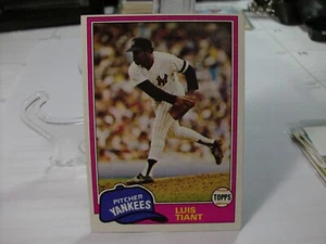 1981 Topps Baseball  #627 - Luis Tiant - New York Yankees  81-685 - Picture 1 of 2