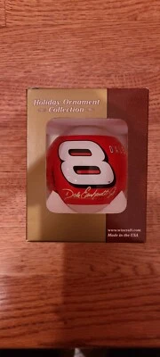 DALE EARNHARDT JR #8 2002 WINCRAFT SPORTS NASCAR CHRISTMAS ORNAMENT NEW - Image 1 of 4