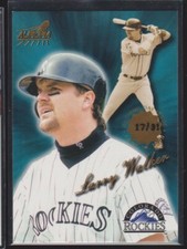 1999 PACIFIC AURORA OPENING DAY ISSUE FOIL PARALLEL #64 LARRY WALKER SSP #17/31