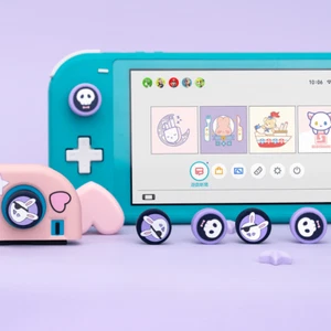 Tapas de agarre para pulgar para Nintendo Switch / Switch Lite / Silicona OLED 4 PIEZAS Conejo - Imagen 1 de 9