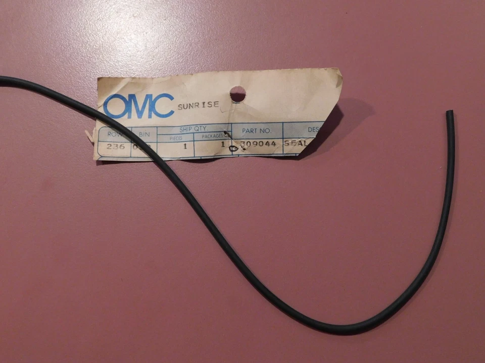 OMC Johnson Evinrude 309044 Lower Unit Rope Seal Sold by the Foot FREE SHIPPING! - Image 1 of 1