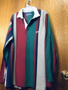 Vintage Authentic Stussy men’s  Polo top Size S/M Men’s Longsleeved collar - Picture 1 of 9