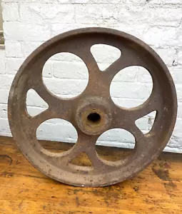Rueda de carro de fábrica C.1900 ~ 12"" diapositivas x 2 5/8"" W - reutilización, pieza de restauración - Imagen 1 de 10