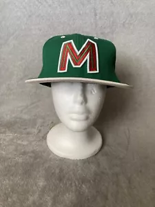 Mexico Vintage Green New Era 59 White Underbrim 7 1/4 Fitted Cap - Picture 1 of 11