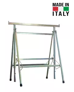 Cavalletto Da Lavoro Telescopico 110-190 cm – Gambe Apribili - Portata max 250kg - Foto 1 di 5