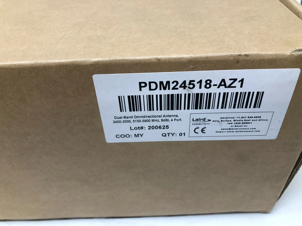 Laird PDM24518-AZ1 Dual Band Omni-Directional Antenna 2400-2500 5150-5900 MHz - Image 1 of 4