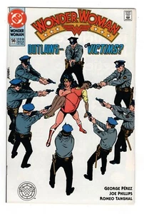 WONDER WOMAN 56 (VF) GEORGE PEREZ COPERTINA e STORIA (SPEDIZIONE GRATUITA) * - Foto 1 di 2