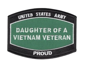 Army Daughter Of A Vietnam Veteran Patch - Picture 1 of 6