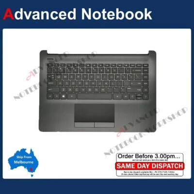 Palmrest Upper Case Cover For HP 14-CM 14-CK US Keyboard Touchpad L23241-001  - image 1 of 2