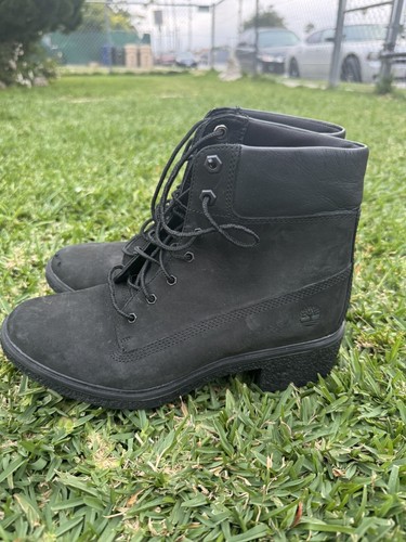 Stivaletti Timberland Brinda donna ortolite US 7 pelle nera con lacci