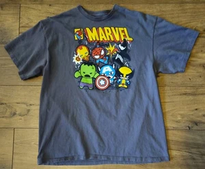 MARVEL SUPER HERO CHARACTERS BOYS YOUTH T SHIRT XL - Picture 1 of 8