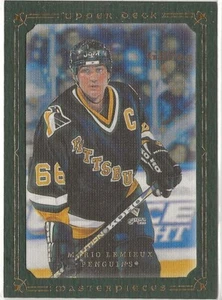 2008-09 UD Masterpieces Green #12 Mario Lemieux 98/99 Pittsburgh Penguins - Imagen 1 de 2