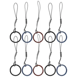10 Pcs Cell Phone Holder Strap Case Ring Buckle Charm Lanyard Finger - Photo 1 sur 12