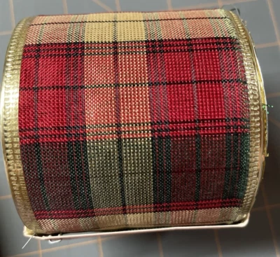 CINTA DE NAVIDAD A CUADROS Foto 1 de 2