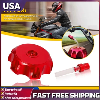 Крышка топливного бака крышка бензина для красного мотоцикла алюминия автомобиля сплава аксессуары - Изображение 1 из 4