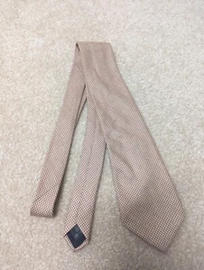 Ermenegildo Zegna 100% Silk Tie Geometric - Picture 1 of 2
