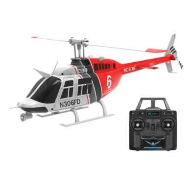 RC ERA C138 Bell 206 2.4G 6CH 6-Axis Gyro 1:33 Scale Altitude Hold Flybarless RC - Image 1 of 4