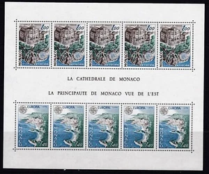 Monaco Stamp — Sheet of 10 — 1978, Europa / Cathedral... #1114a MNH - Picture 1 of 1