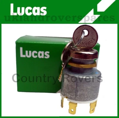 INTERRUPTOR DE ENCENDIDO LUCAS TRIUMPH TR4, TR4A, TR5, TR6 y GT6 127651 EQUIPAMIENTO DE TABLERO Foto 1 de 4