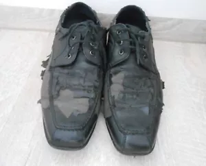Memphis One Schnürer Herren Halbschuhe EU Gr. 45 schwarz HAVY USED FERTIG WORN - Bild 1 von 7