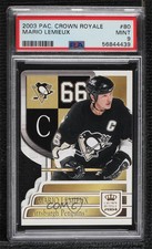 2003-04 Pacific Crown Royale Mario Lemieux #80 PSA 9 MINT HOF