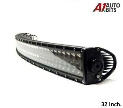 32 Inch Curved LED Work Light Bar Spot Off-road SUV Driving Lamp Car 4WD Truck • 53.16€
