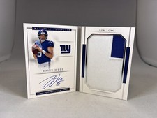 DAVIS WEBB 2017 National Treasures Rookie Signatures Booklet RC AUTO Patch 90/99