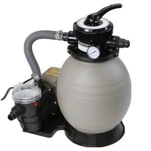 13" Sand Filter with Pool Pump Kit Above Ground Digital Programmer Timer 2640GPH - Picture 1 of 6