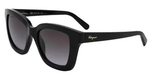 Gafas de sol cuadradas gruesas negras Ferragamo para mujer SF955S-001 - Italia - Imagen 1 de 3