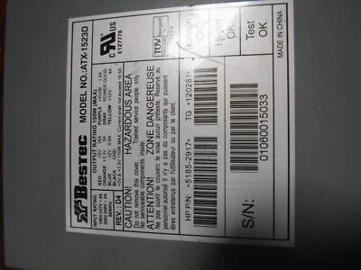 BESTEC POWER SUPPLY ATX-1523D - Image 1 of 4