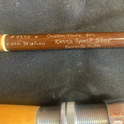 定制钓鱼竿适用于比佛利山庄 Kerrs 6 英尺 8 英寸 型号 9330r .30 磅 — 第 1/4 张图片