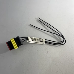 NEW OEM KIA MOTORS 3 Pin Water Sensor Connector Plug TKL06-A1200 - Foto 1 di 3