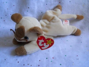 TY Beanie Baby Snip the Cat Pellets PVC 1996 ambas etiquetas, estilo 4120 - Imagen 1 de 7