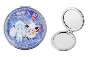 Pokemon Center Hand Mirror Snowy Gathering Vulpix / Zorua from Japan Limited - Picture 1 of 2