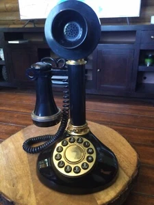 Vintage Push-Button Candlestick Landline Phone Telephone Untested - Picture 1 of 5