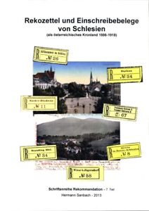 Rekozettel und Einschreibebelege von Schlesien als österr.Kronland 1886-1918