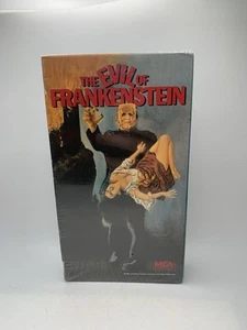 The Evil of Frankenstein 1964 VHS New Sealed Peter Cushing Horror MCA Watermark - Picture 1 of 6