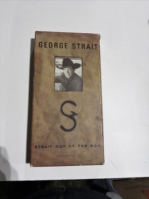 George Strait Straight Out of the Box 4-Disc Set w/Booklet Vintage Rare Music CD Foto 1 de 4