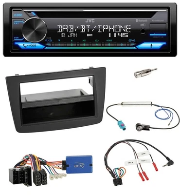 JVC Bluetooth Lenkrad USB DAB CD Autoradio für Alfa Romeo Mito 13-18 955 ISO sch - Bild 1 von 4