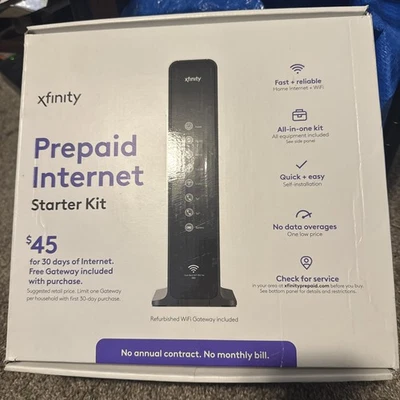 XFINITY HOME  Internet Prepaid Starter Kit+30 days of Internet service. New - Image 1 of 3