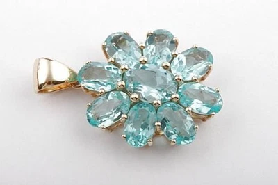 Anhänger Topas 375 9kt Gelb Gold für Gold Ketten! - - Bild 1 von 4