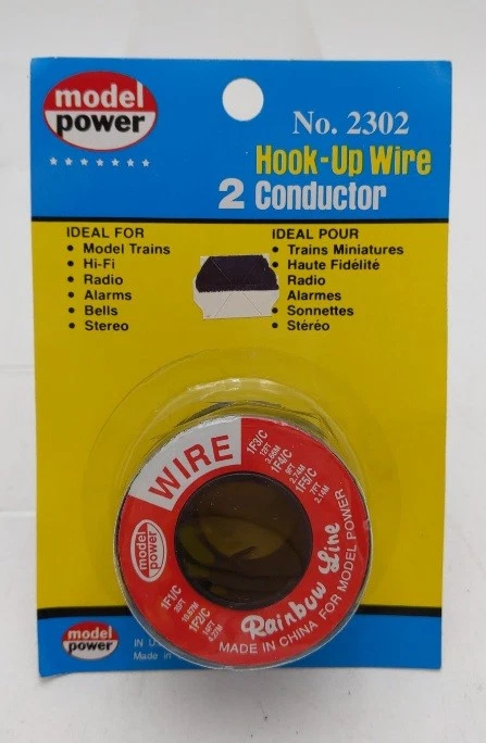 Model Power 2302 Hook Up Wire 2 Conductor - Image 1 of 1