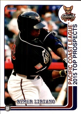 Rymer Liriano 2015 Choice Pacific Coast League Top Prospects #06 RC AutographDen Foto 1 de 2