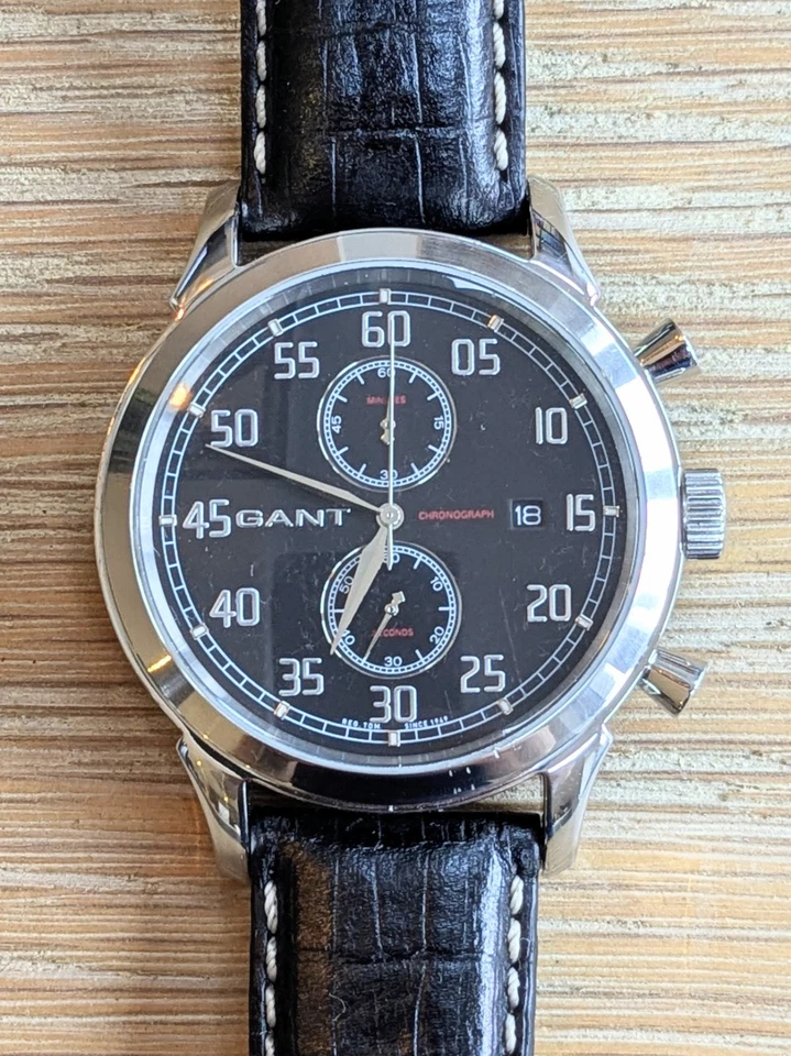 Reloj Cronógrafo Hombre Gant W10131 Belmont Negro. Excelente estado. En caja. Foto 1 de 4