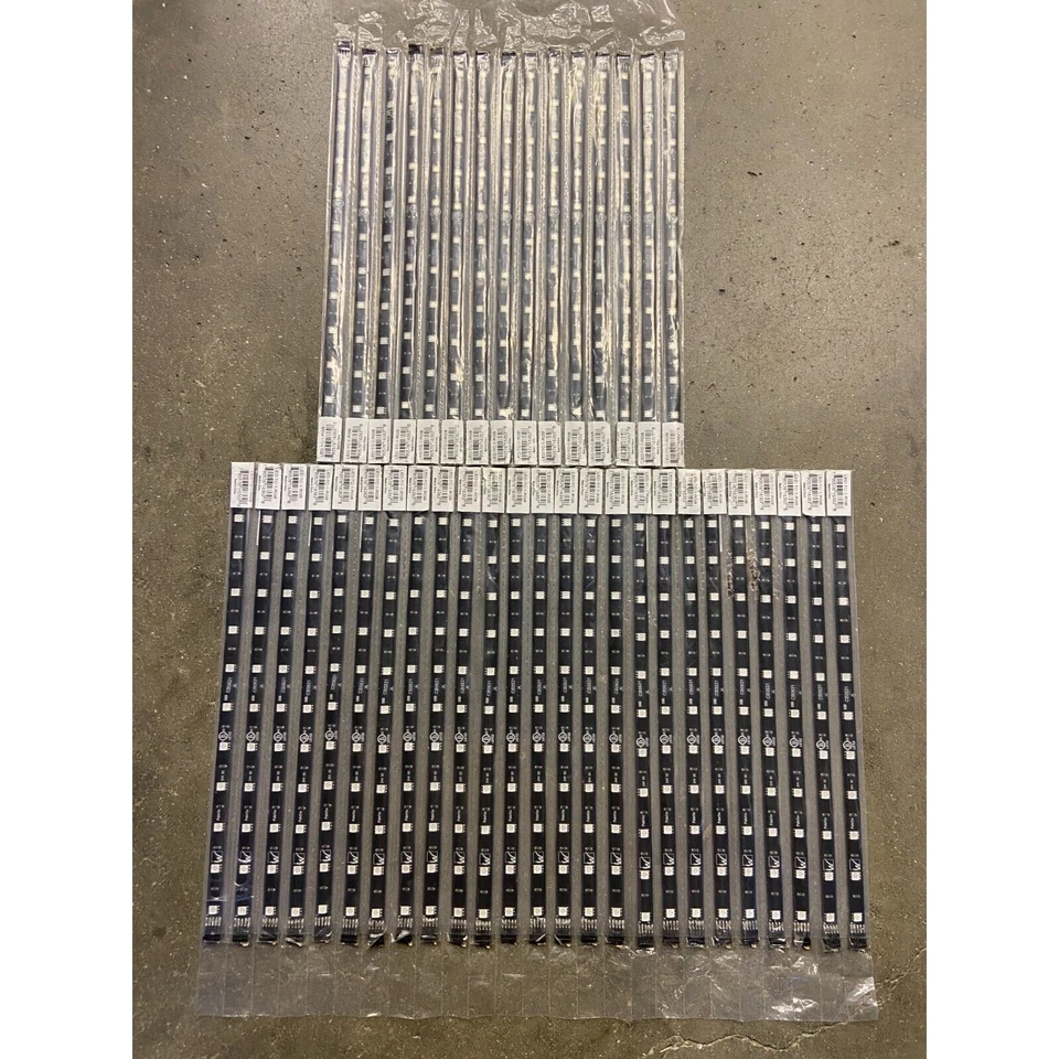 40x WAC Lighting LED-TC-1-RGB InvisiLED Black 12" Tape Light, RGB, 24VDC - Image 1 of 1